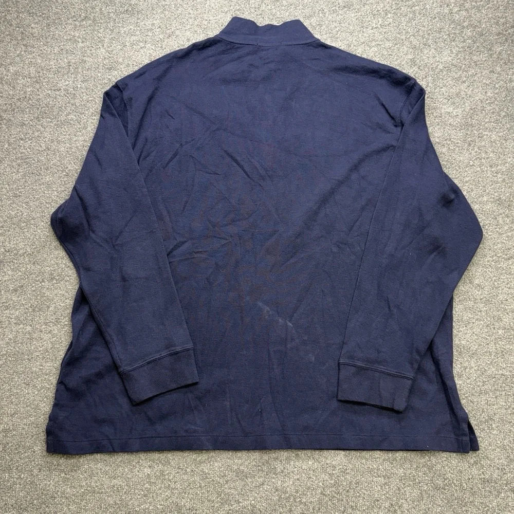 Polo Ralph Lauren Men's 1/4 Zip Pullover Navy Blue 2xb Preppy